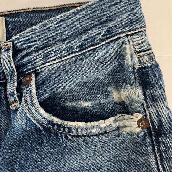 Agolde Riley Button Fly High Rise Jeans Size 24 - Picture 7 of 14